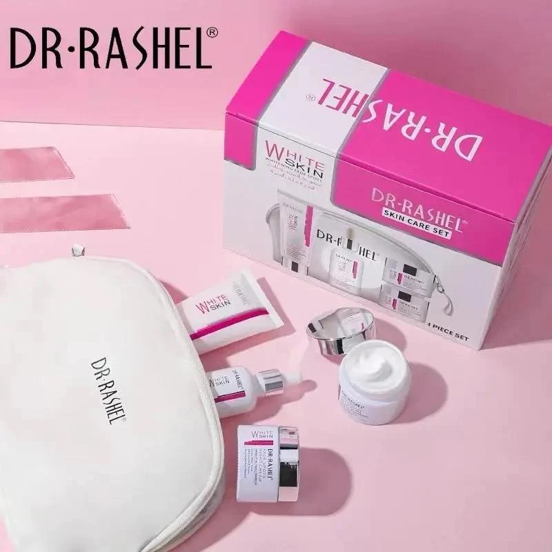 Dr.Rashel White Skin Whitening Fade Spots Skin Care Pouch - 4Pcs