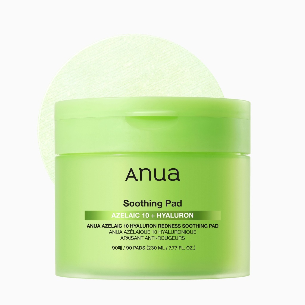 Anua Azelaic Acid 10 Hyaluron Redness Soothing Pad – 230ml (90 ea)
